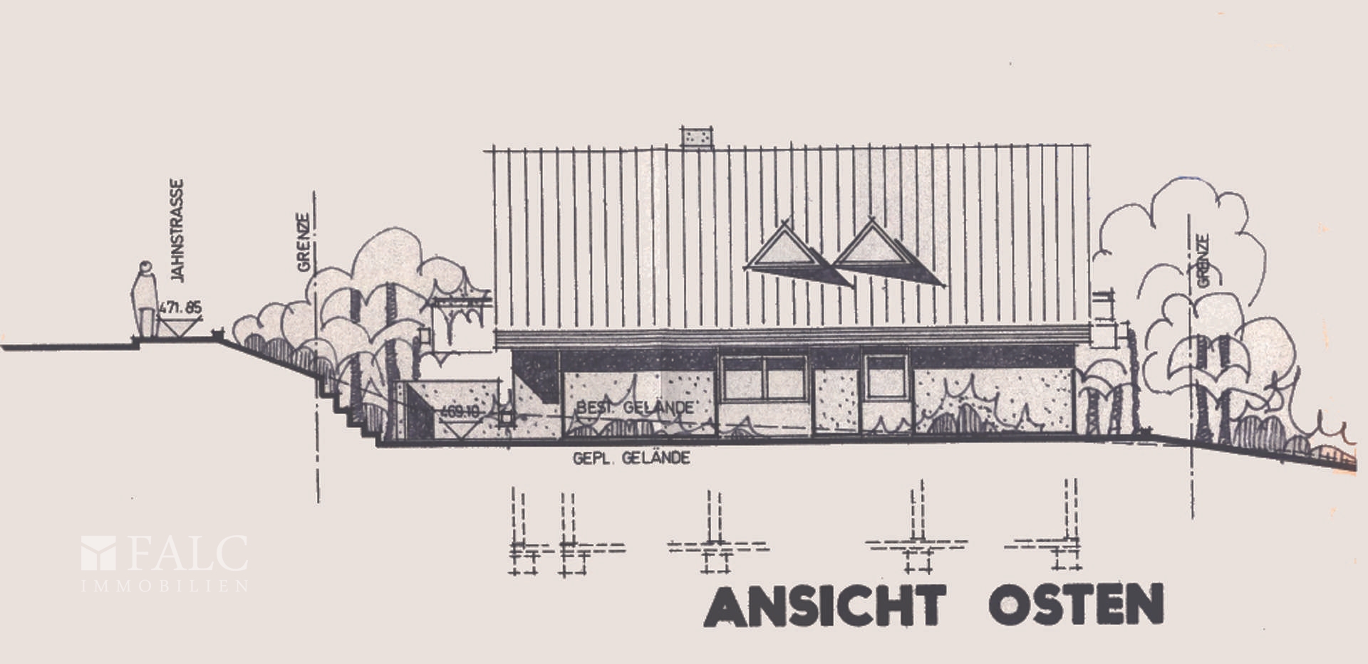 BV Rau Ostansicht Baugesuch
